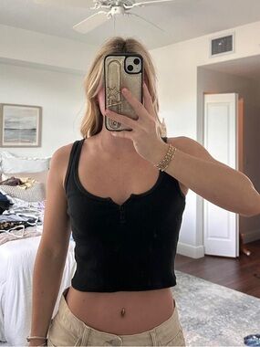 Brandy Melville, black tank top